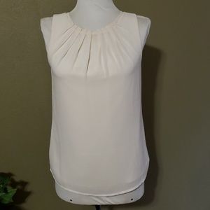 Ann Taylor XS petite cream top